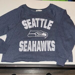 ‘47 Seattle Seahawks crewneck cropped sweatshirt
